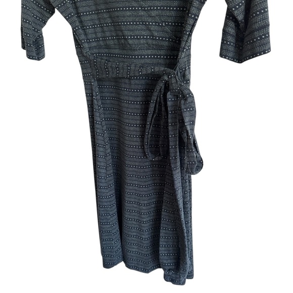 Toad & Co Organic Cotton Blend Cue Wrap Dress, Size XS - Picture 4 of 10